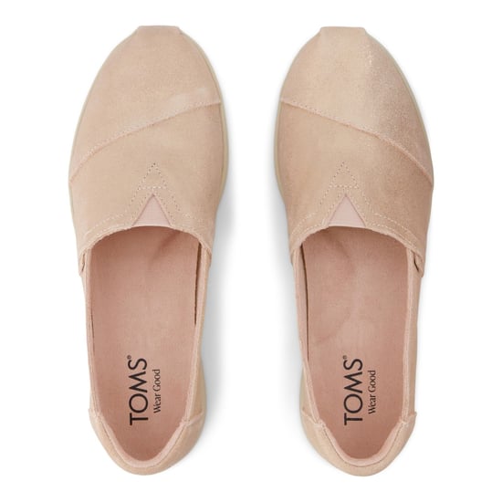 TOMS Alpargata Plus Leder Damen Espadrilles in Blassrosa - Image 4