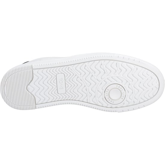 TOMS TRVL Lite Court Leder Herren Sneaker Weiß/Schwarz - Image 3