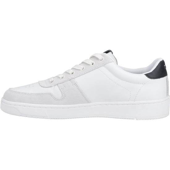 TOMS TRVL Lite Court Leder Herren Sneaker Weiß/Schwarz - Image 4