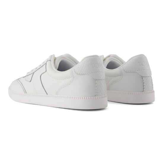 TOMS Collins Leder Damen Weiße Sneakers - Image 2