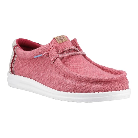 Hey Dude Wally Jute Herren-Schuhe - Rot - Image 6