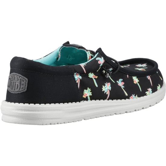 HEYDUDE Wally Funk Party Palm Baumwolle Herren Schwarz/Multicolor Mokassins Schuhe - Image 2