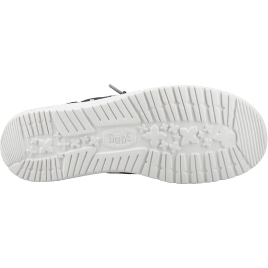 HEYDUDE Wally Funk Party Palm Baumwolle Herren Schwarz/Multicolor Mokassins Schuhe - Image 3
