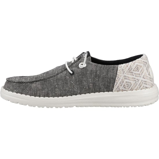 HEYDUDE Wendy Funk Surf Baja Baumwollmix Damen Schwarz/Multi Mokassin Schuhe - Image 4