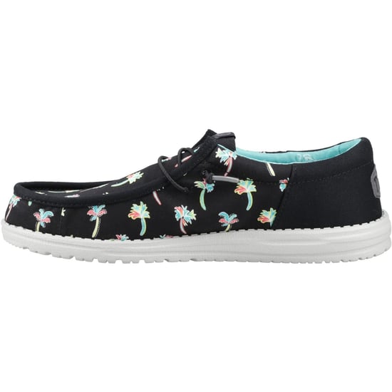 HEYDUDE Wally Funk Party Palm Baumwolle Herren Schwarz/Multicolor Mokassins Schuhe - Image 4