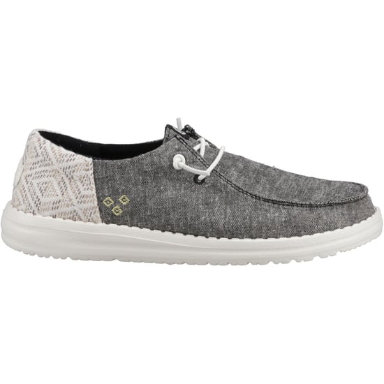 HEYDUDE Wendy Funk Surf Baja Baumwollmix Damen Schwarz/Multi Mokassin Schuhe - Image 5
