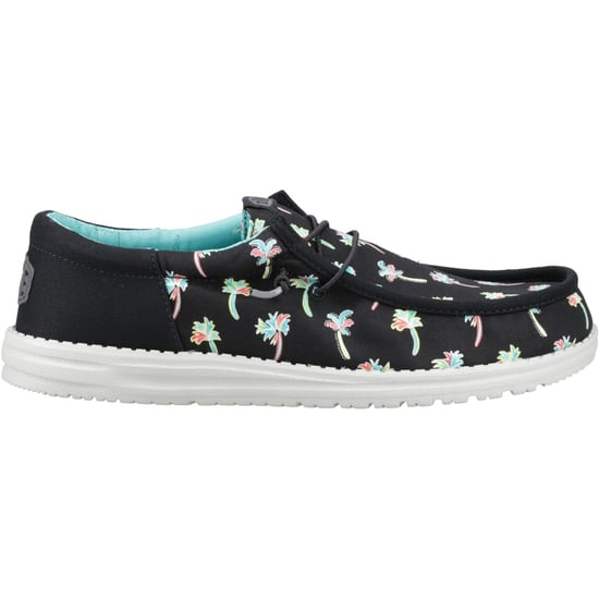 HEYDUDE Wally Funk Party Palm Baumwolle Herren Schwarz/Multicolor Mokassins Schuhe - Image 5
