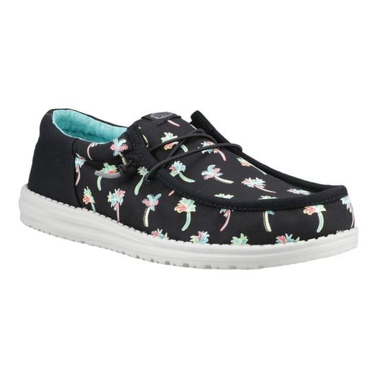 HEYDUDE Wally Funk Party Palm Baumwolle Herren Schwarz/Multicolor Mokassins Schuhe - Image 6