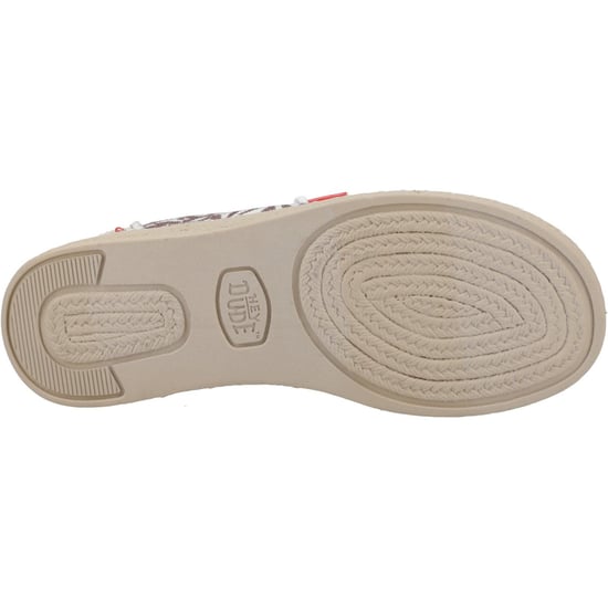 HEYDUDE Wendy Espadrille Retro Palm Baumwollmischung Damen Downtown Braun/Egret Espadrilles - Image 3