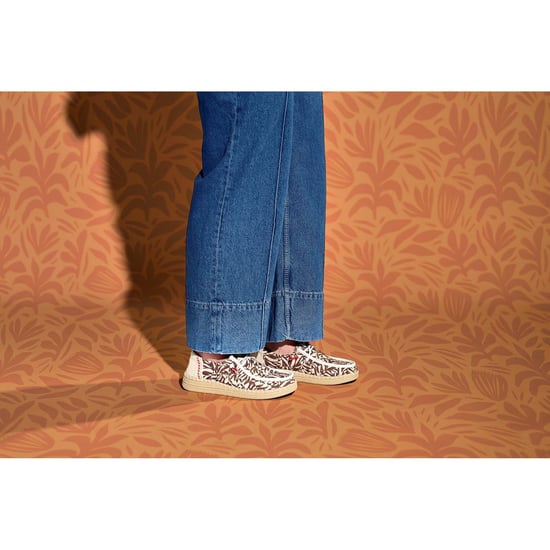 HEYDUDE Wendy Espadrille Retro Palm Baumwollmischung Damen Downtown Braun/Egret Espadrilles - Image 6