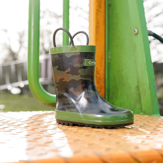 Cotswold Puddle Kinder wasserdichte Gummistiefel, Pull-on - Grün - Image 6