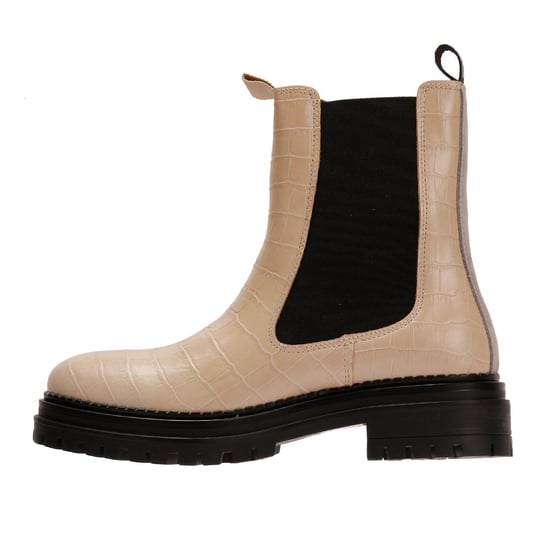 Osprey London Die Huckleberry Leder Damencreme Stiefel - Image 6