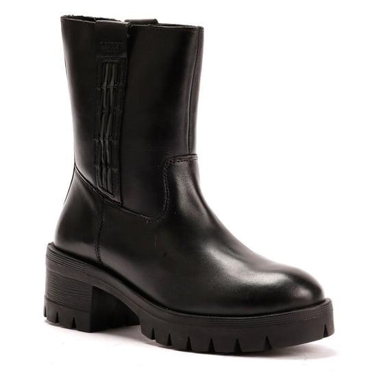 Osprey London Die Indiana Leder Frauenstiefel Schwarz - Image 2
