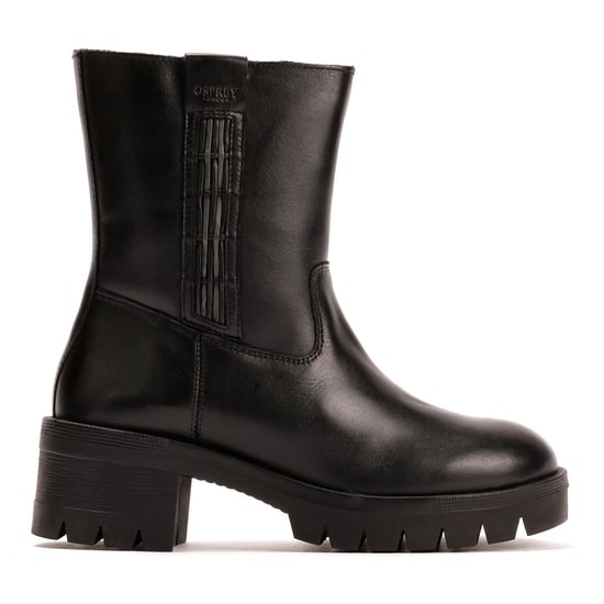 Osprey London Die Indiana Leder Frauenstiefel Schwarz - Image 5