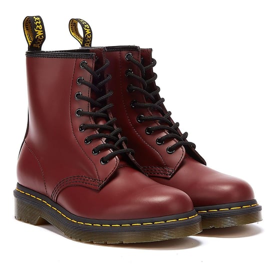 Dr. Martens 1460 Glattleder Damen Stiefel in Kirschrot - Image 1