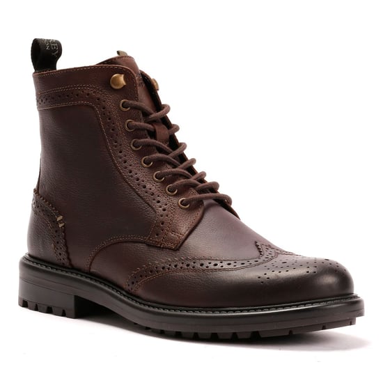 Osprey London Der Professor Leder Herren Stiefel in Schokoladenfarbe - Image 2