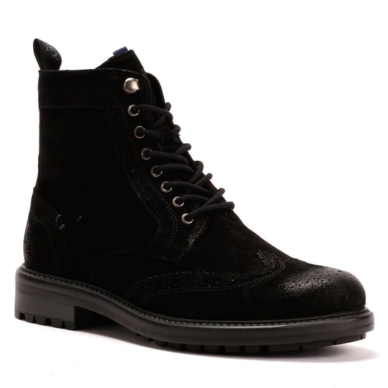 Osprey London Der Professor Wildleder Herren Schwarz Stiefel - Image 2