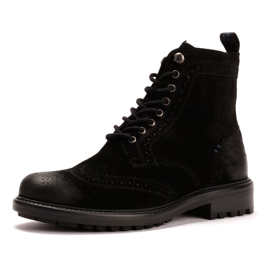 Osprey London Der Professor Wildleder Herren Schwarz Stiefel - Image 3