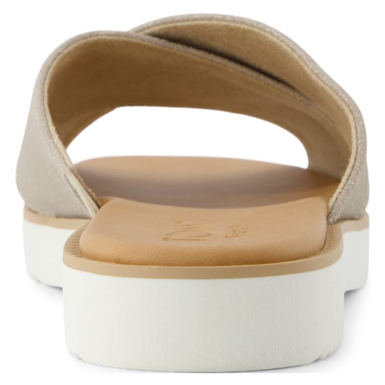 TOMS Mae Crossover Leder Damen Champagner Sandalen - Image 2