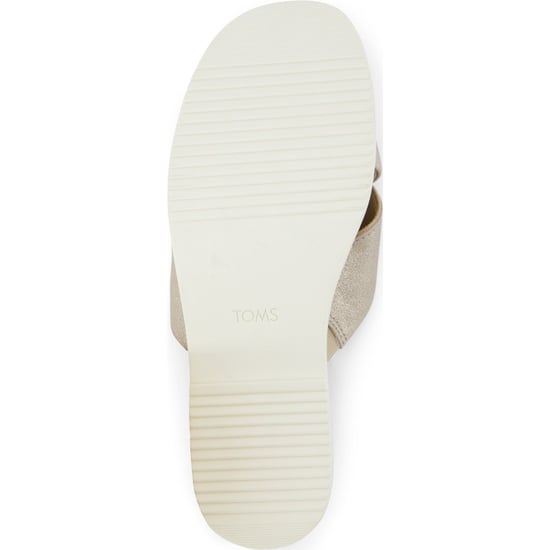 TOMS Mae Crossover Leder Damen Champagner Sandalen - Image 3