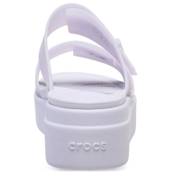 Crocs Brooklyn Buckle Low Damen Sandalen in Lila Mond - Image 2