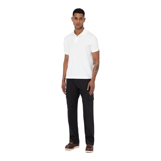 Dickies Everyday Polyester Herren Polohemd Weiß - Image 3