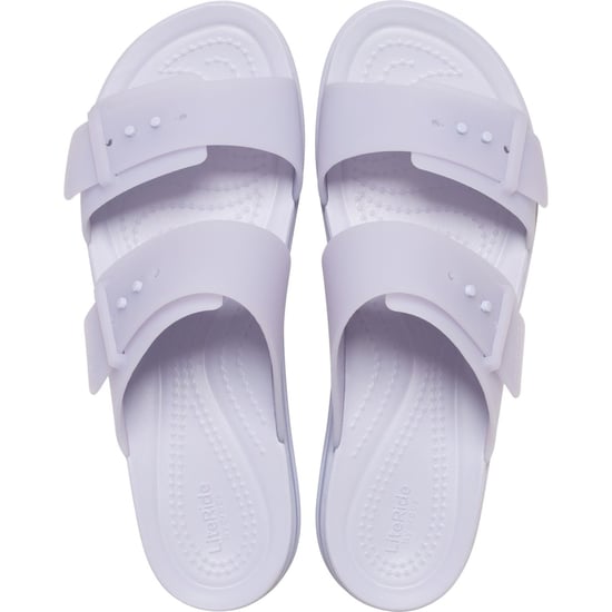 Crocs Brooklyn Buckle Low Damen Sandalen in Lila Mond - Image 5