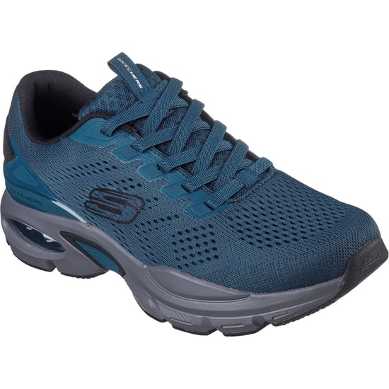 Skechers Skech-Air Ventura Textil Herren Teal/Schwarz Trainer - Image 1