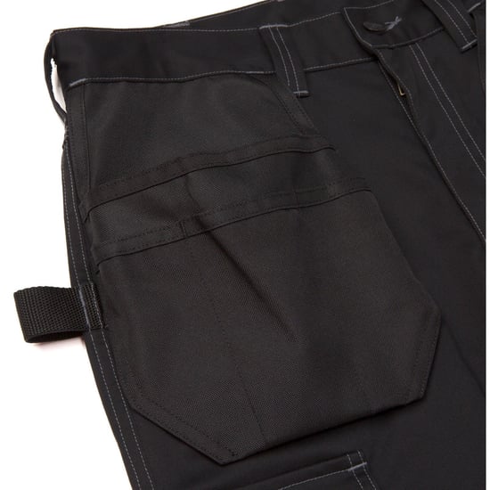 Caterpillar Essential Knie-Taschen Stretch Holster Polyester Herren schwarze Outdoor-Hosen - Image 3