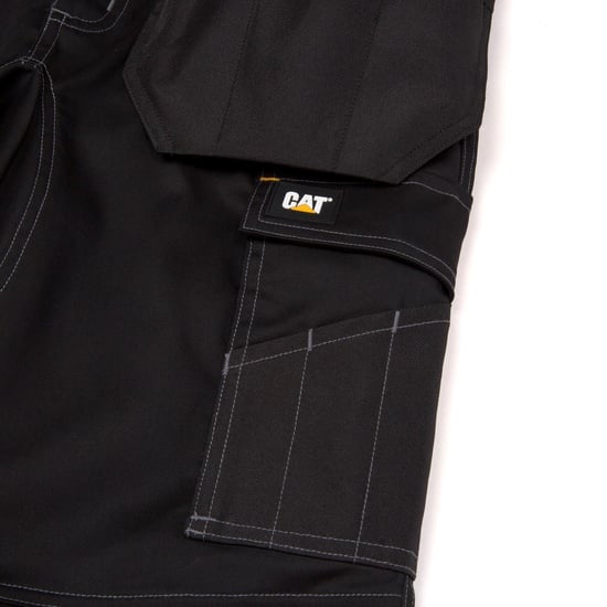 Caterpillar Essential Knie-Taschen Stretch Holster Polyester Herren schwarze Outdoor-Hosen - Image 4
