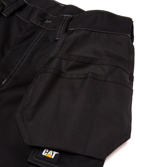 Caterpillar Essential Knie-Taschen Stretch Holster Polyester Herren schwarze Outdoor-Hosen - Image 5
