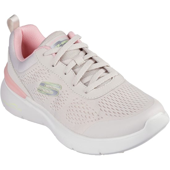 Skechers Skech-Air Dynamight 2.0 New Heights Textil Damen Natural/Pink Schuhe - Image 1