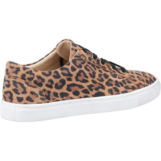 Hush Puppies Tessa Wildleder Damen Leoparden Sneakers - Image 2
