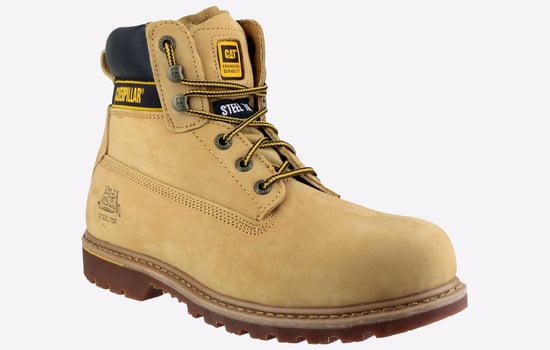 Caterpillar Holton S3 Sicherheitsstiefel Leder Herren - Image 1
