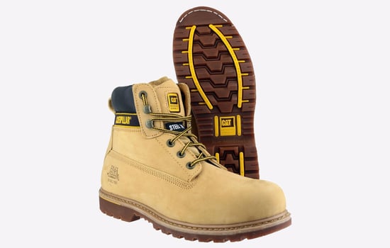 Caterpillar Holton S3 Sicherheitsstiefel Leder Herren - Image 3
