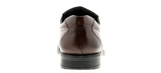 Hush Puppies brody slip on Leder Herren Smart Schuhe braun - Image 4