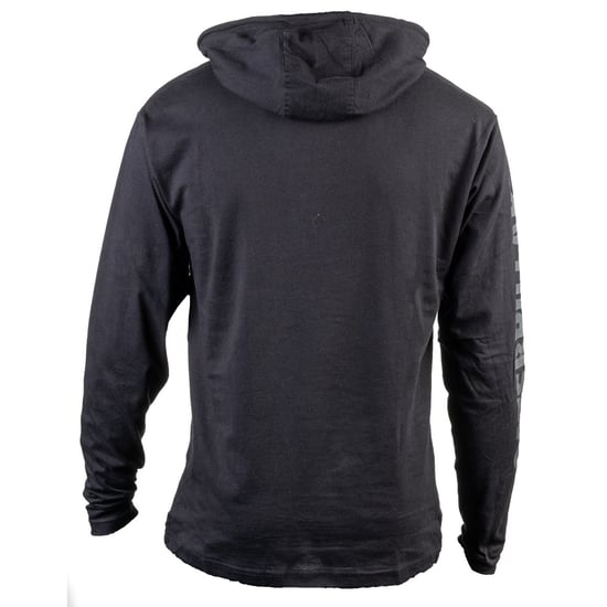 Cat 1510425 Herren Baumwoll-Kapuzenlangarmshirt - Schwarz - Image 6