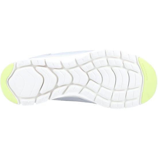 Skechers Flex Appeal 4.0 True Clarity Leder Damen Grau/Mehrfarbige Sneakers - Image 3