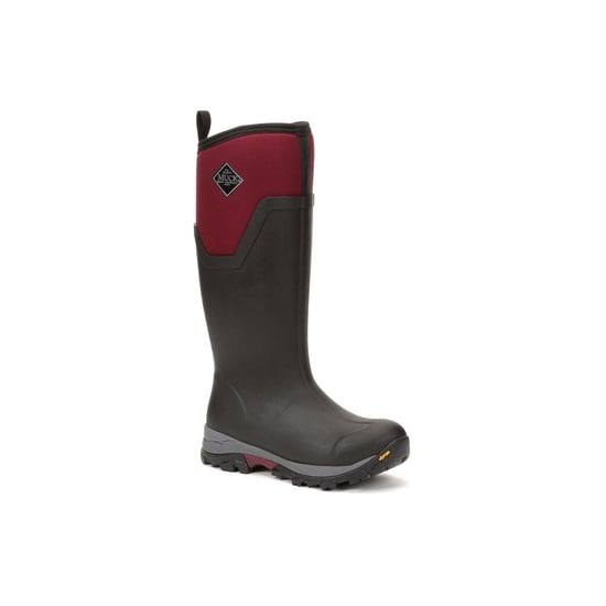 Muck Boots Arctic Ice Tall Gummistiefel Schwarz/Burgunder Wellington-Stiefel - Image 1