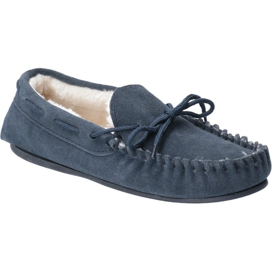 Hush Puppies Womens Allie Wildleder Kunstfell gefüttert kuschelige Hausschuhe - Image 1