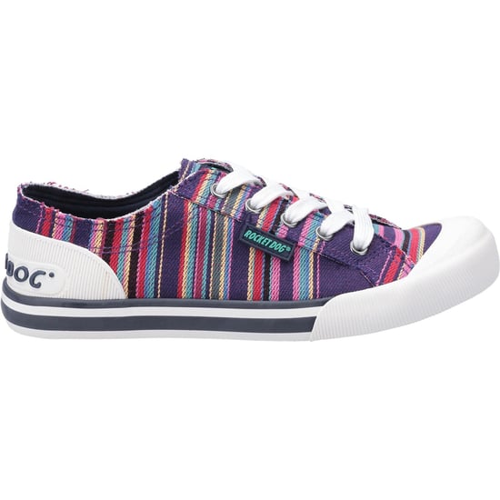 Rocket Dog Womens Jazzin Canvas Aloe Lace Up Turnschuhe - Image 4