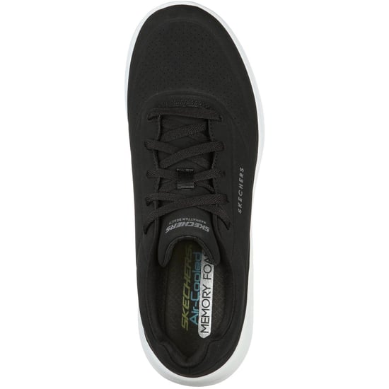 Skechers Ultra Flex 2.0 Vicinity Synthetik Herren Schwarz/Weiß Turnschuhe - Image 4
