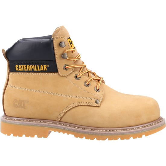 Caterpillar Powerplant S3 Nubuk Honig Weit Fitting Sicherheitsstiefel - Image 4