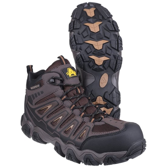 Amblers Unisex Sicherheits-Wasserfesten Stiefel Braun - Image 3