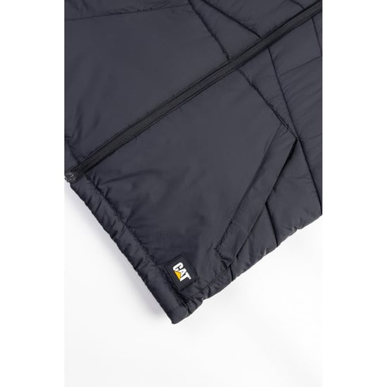 Caterpillar Essentials Herren Schwarz Gilets Weste - Image 6