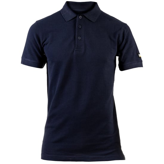 Caterpillar Essentials Baumwoll Herren Polo-Shirt Blau - Image 1