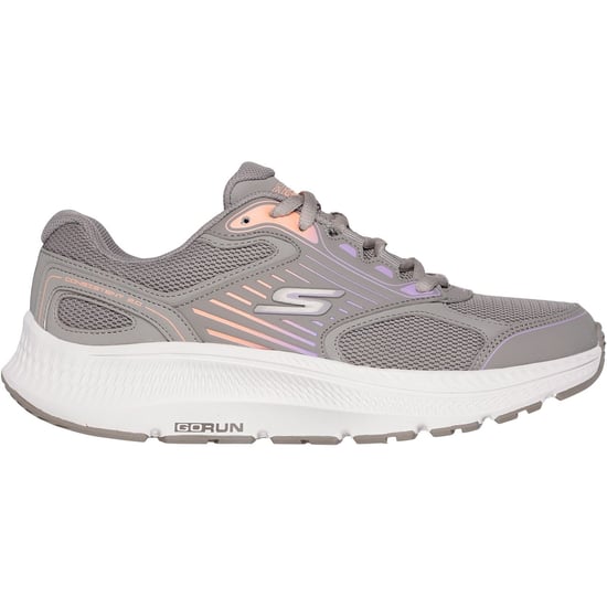 Skechers GO RUN Consistent 2.0 Advantage Leder Damen Taupe/Multi Sneaker - Image 5