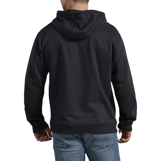 Dickies Everyday Fleece Baumwolle Herren Schwarzer Kapuzenpullover - Image 2
