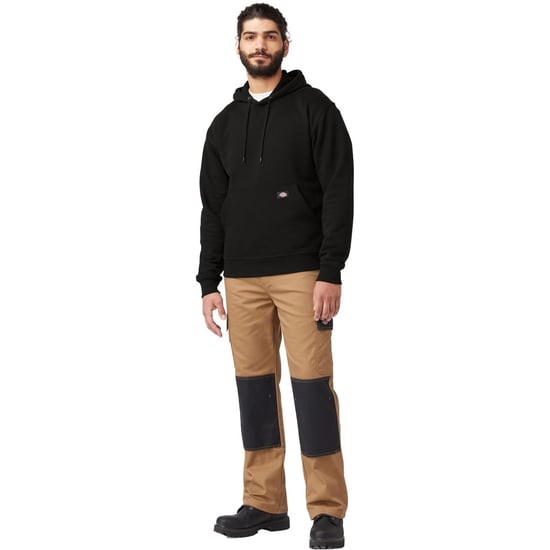Dickies Everyday Fleece Baumwolle Herren Schwarzer Kapuzenpullover - Image 4