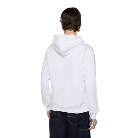 Dickies Icon Logo Polyester Unisex Erwachsene Weiß Kapuzenpullover - Image 2